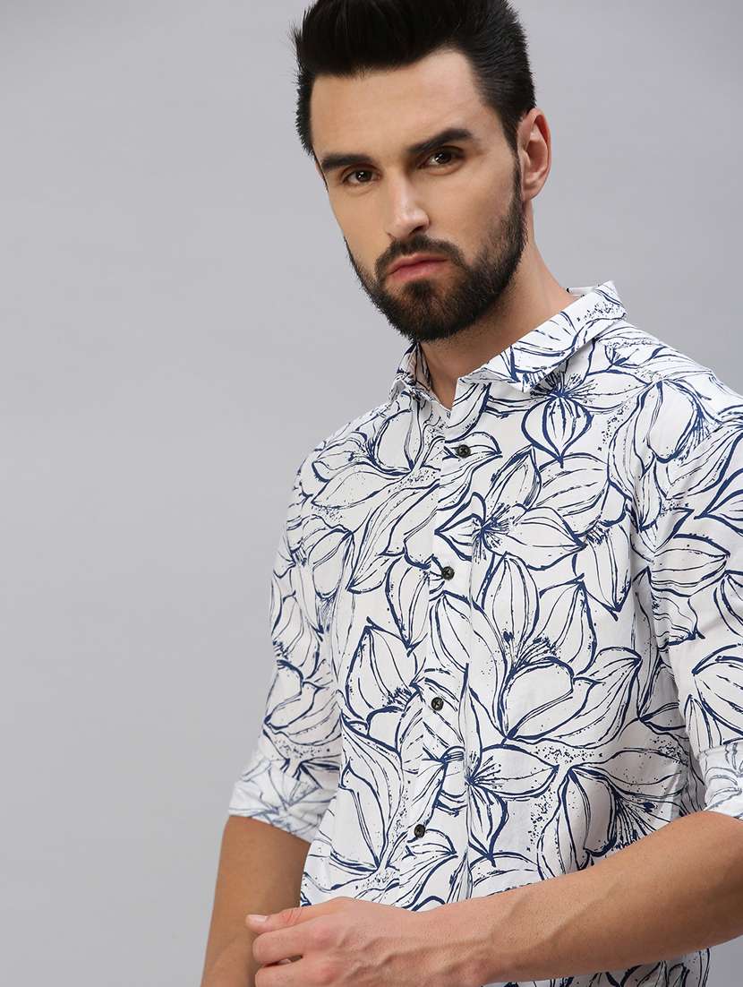 mens florals casual shirt - 18389669 -  Standard Image - 1