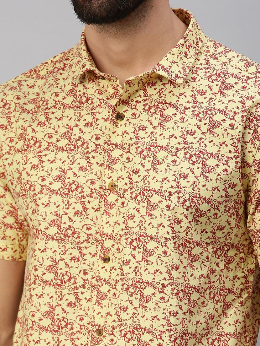 mens printed casual shirt - 18389681 - Standard Image - 4