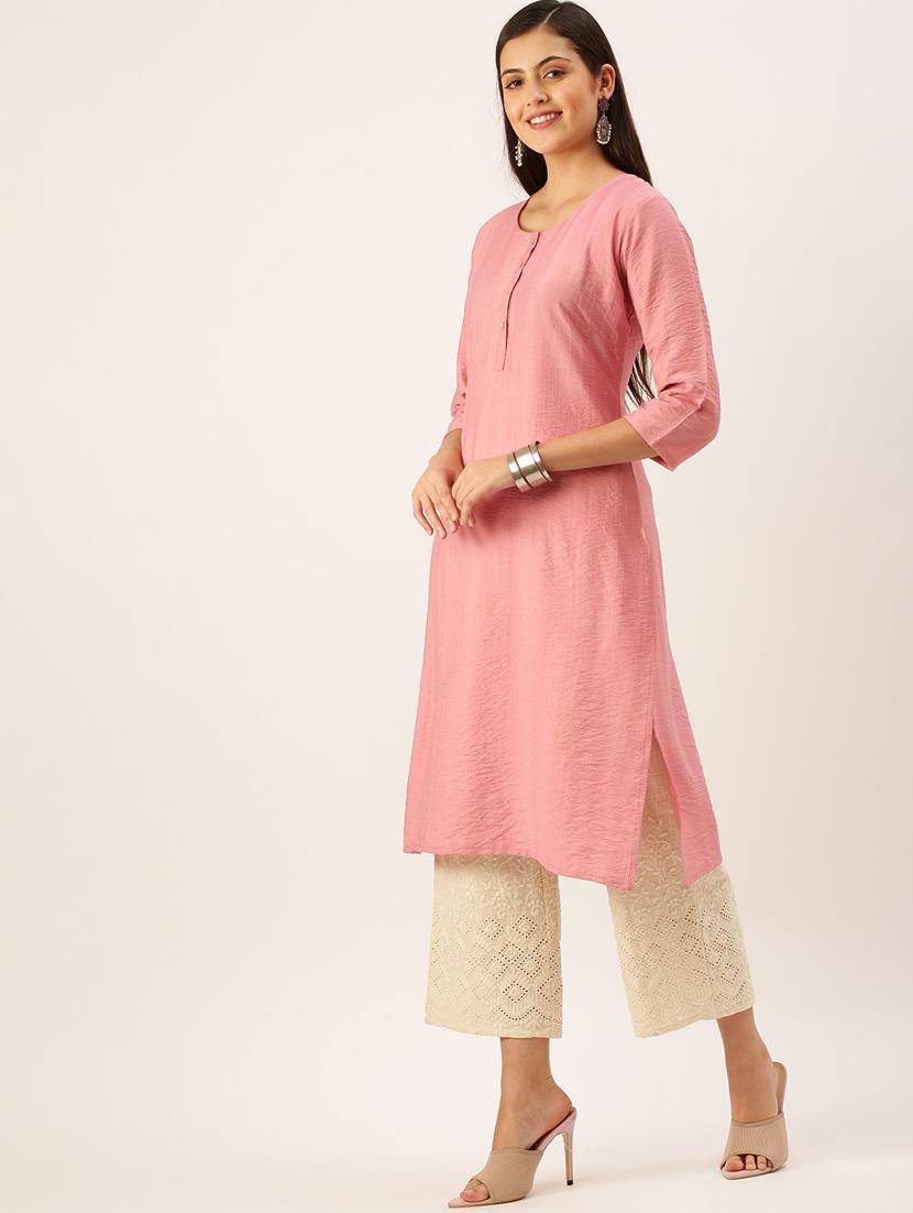 women's straight kurta - 18390210 -  Standard Image - 1