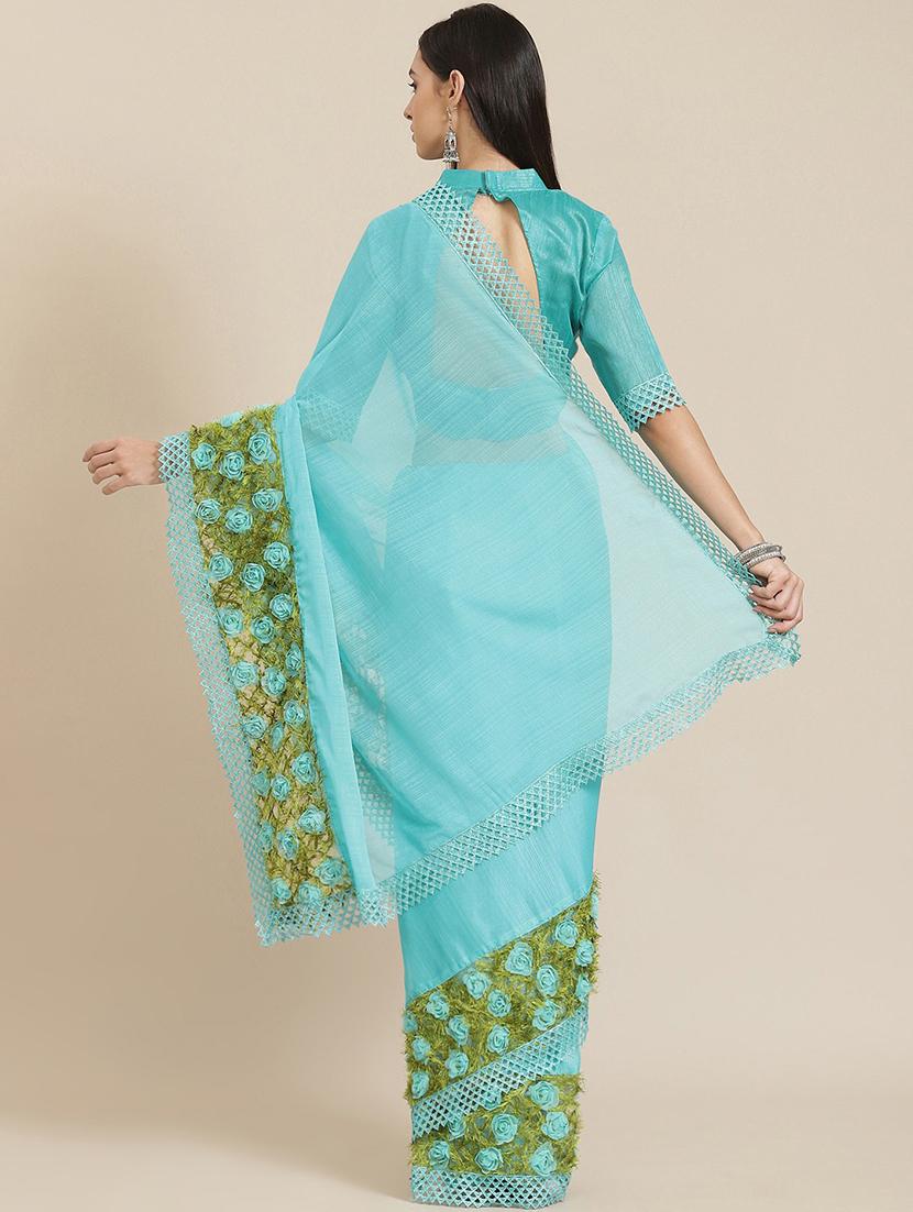 women's embroidered saree - 18390259 - Standard Image - 1