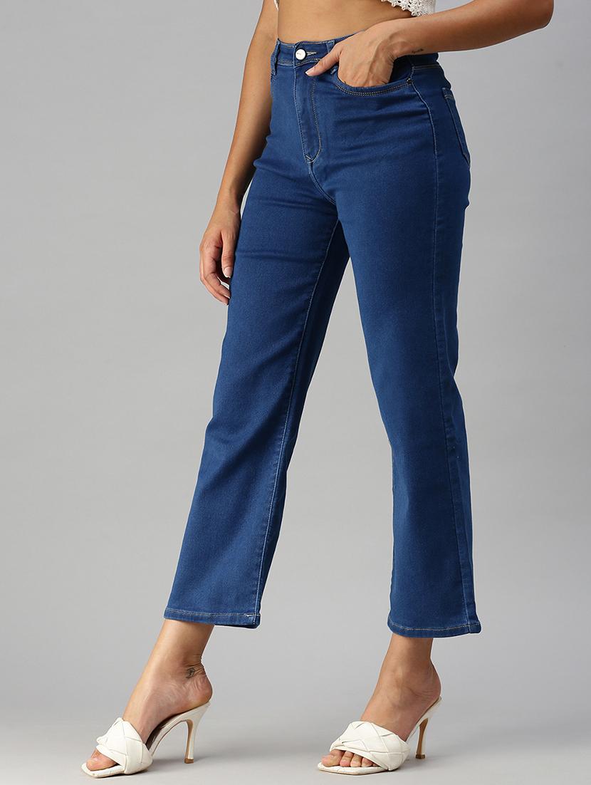 high rise stone wash jean - 18390345 -  Standard Image - 1