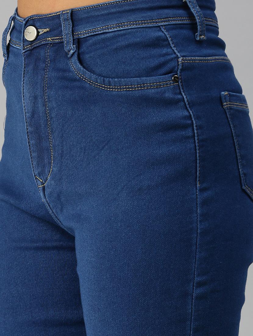 high rise stone wash jean - 18390345 - Standard Image - 4