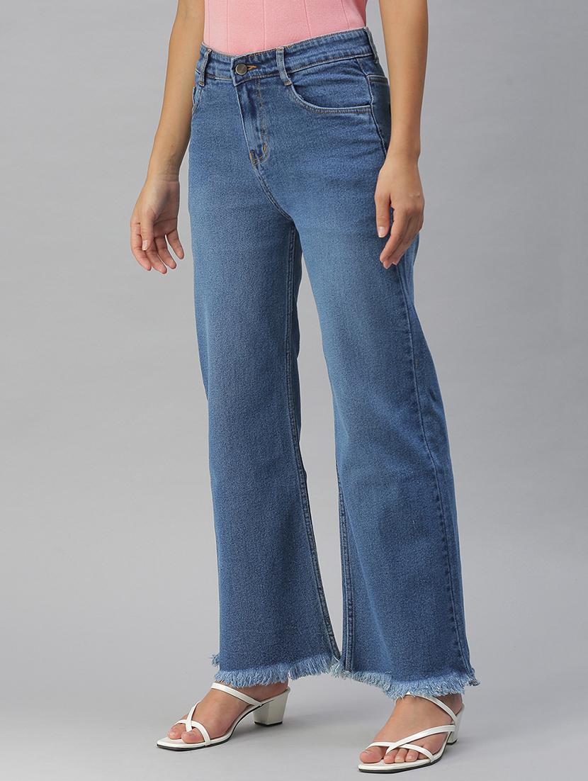 high rise stone wash jean - 18390348 -  Standard Image - 1