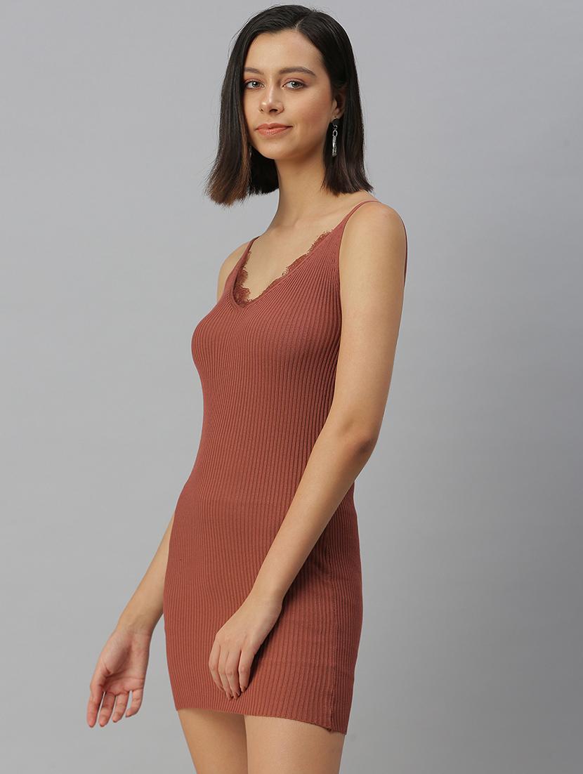 sleeveless solid bodycon dress - 18390438 -  Standard Image - 1
