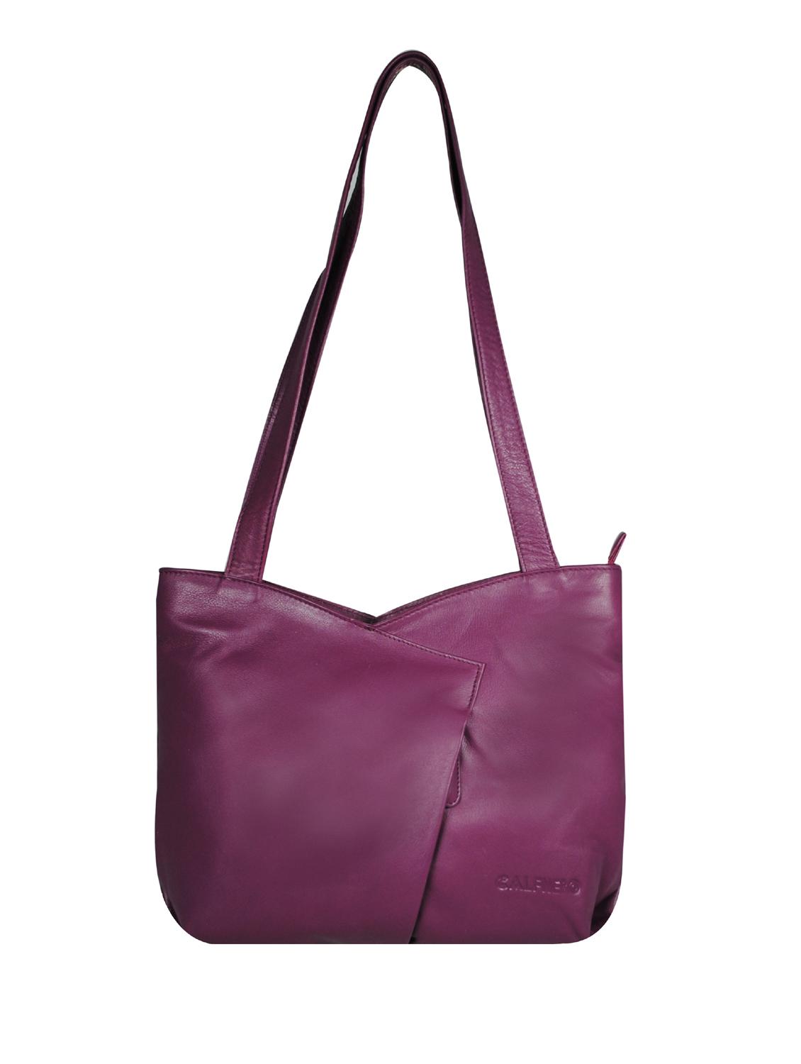 purple solid regular sling bag - 18390551 -  Zoom Image - 0