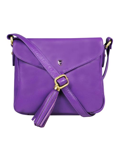 purple solid regular sling bag - 18390571 -  Standard Image - 0