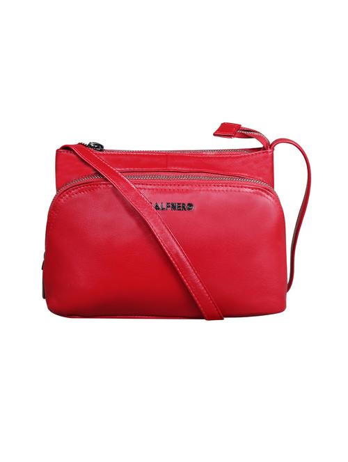 red solid regular sling bag - 18390624 -  Standard Image - 0