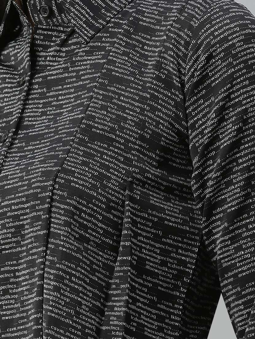 shirt collar printed regular shirt - 18390867 - Standard Image - 4
