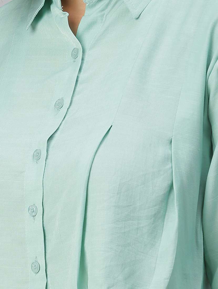 shirt collar solid regular shirt - 18390869 -  Standard Image - 4