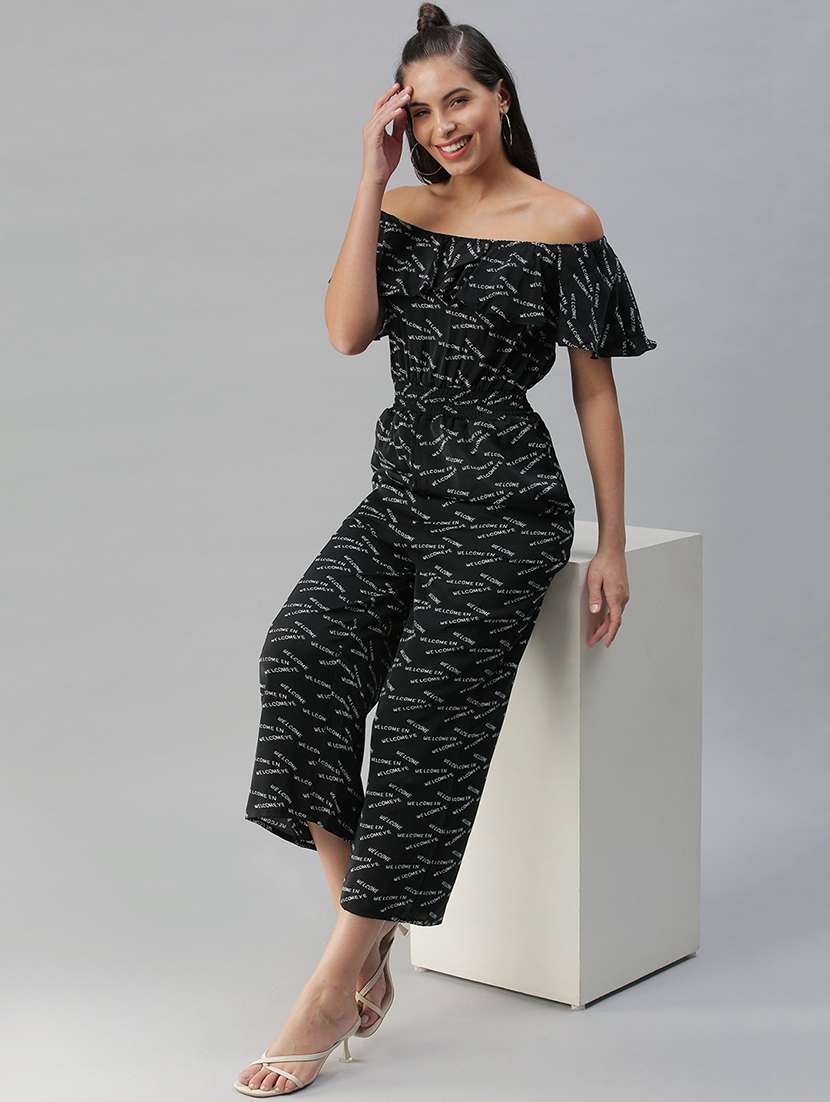 sleeveless printed full leg jumpsuit - 18390889 -  Standard Image - 1
