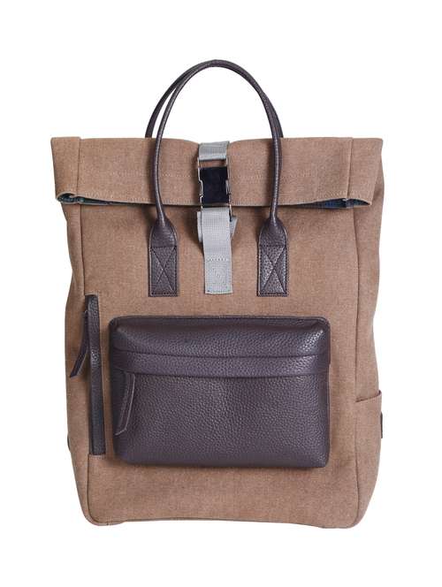 brown canvas backpack - 18390896 -  Standard Image - 0