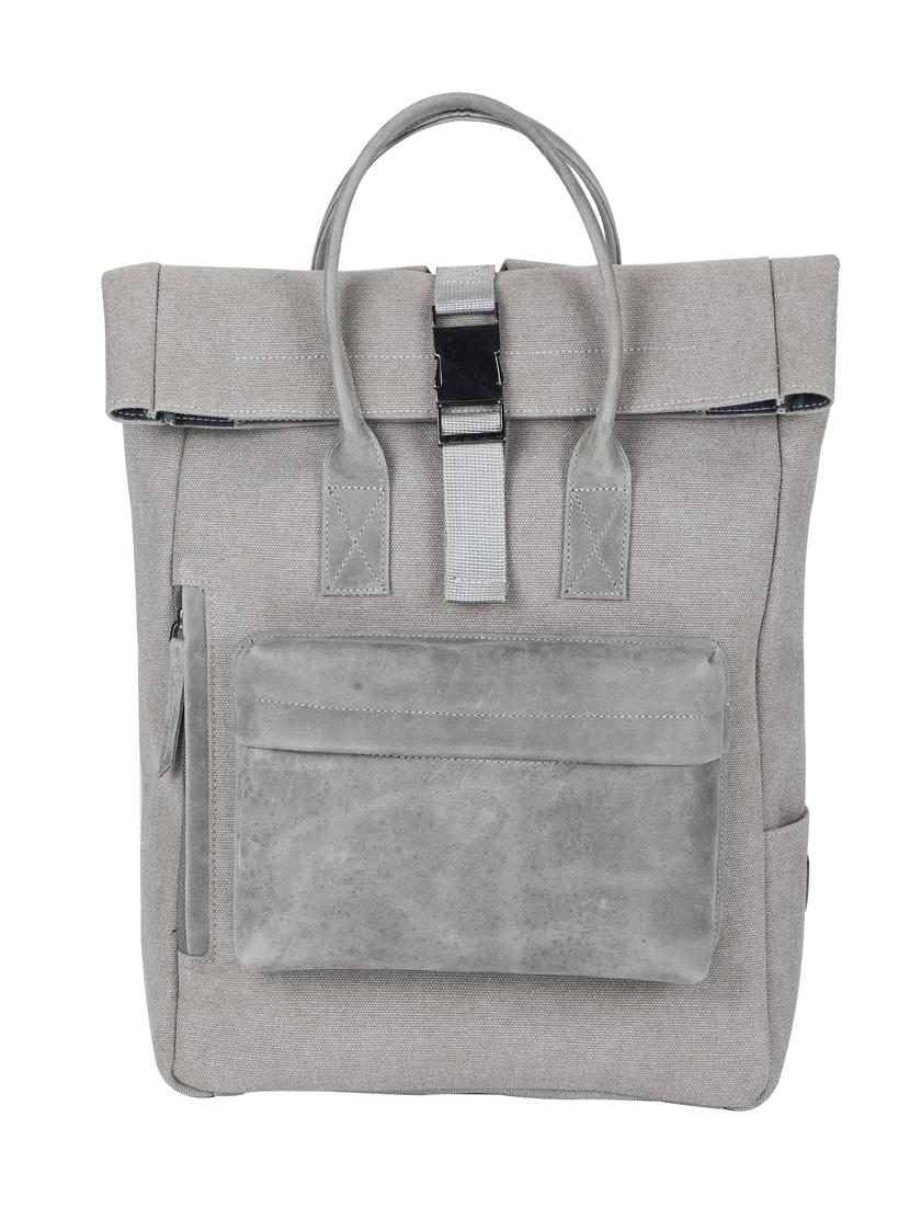 grey canvas backpack - 18390897 -  Zoom Image - 0