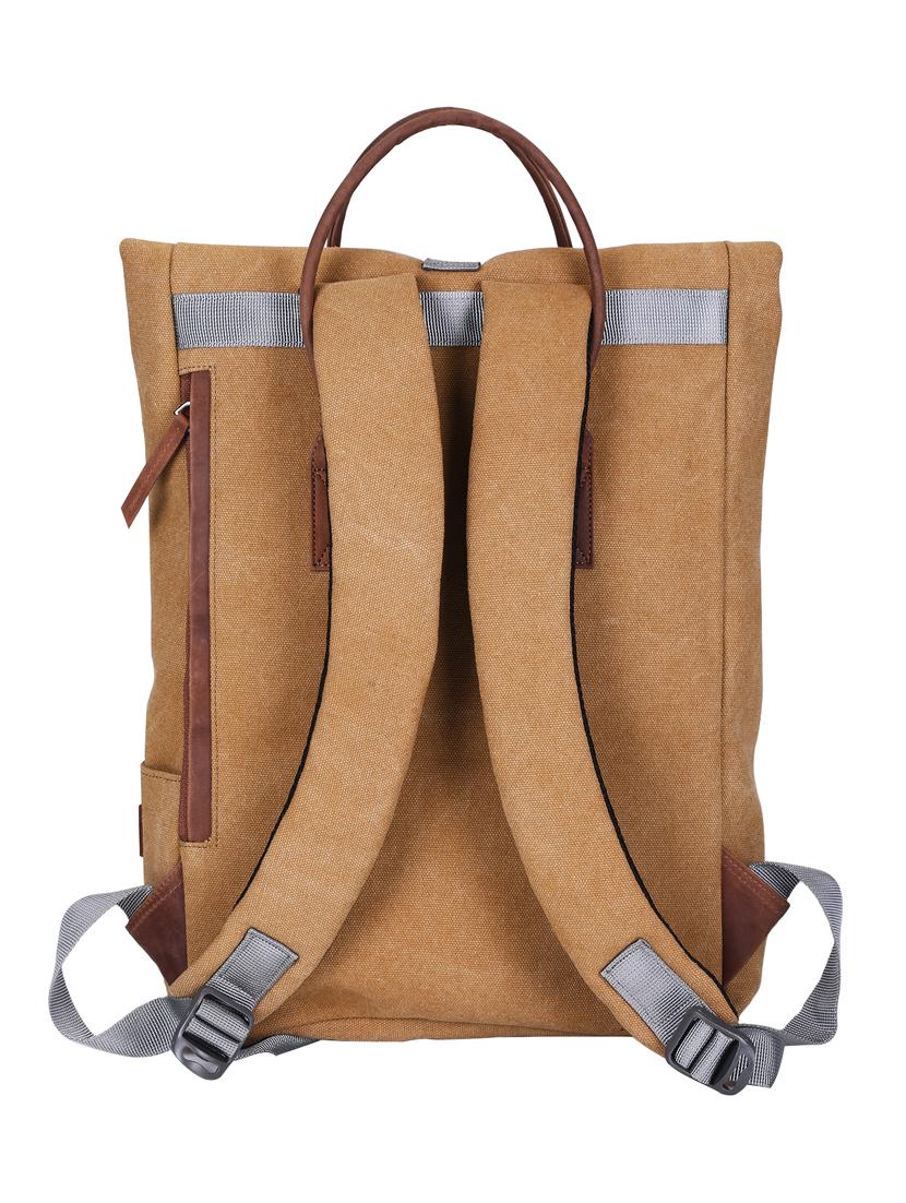 camel canvas backpack - 18390898 - Standard Image - 1