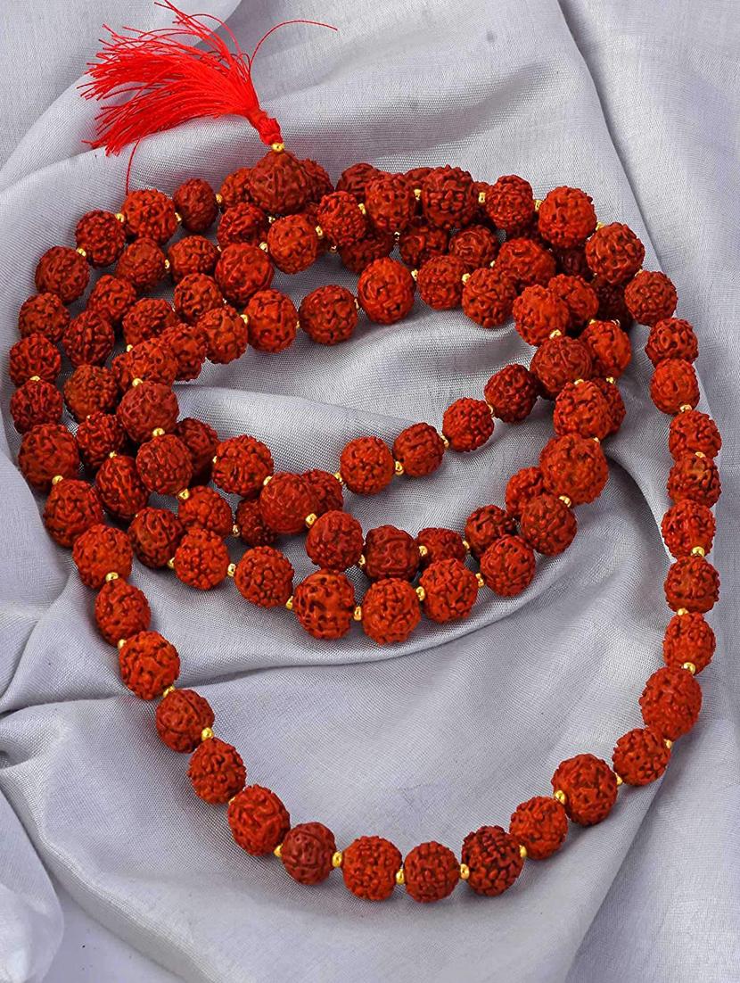 beads genuine rudraksh mala hindu necklace - 18391669 - Zoom Image - 0