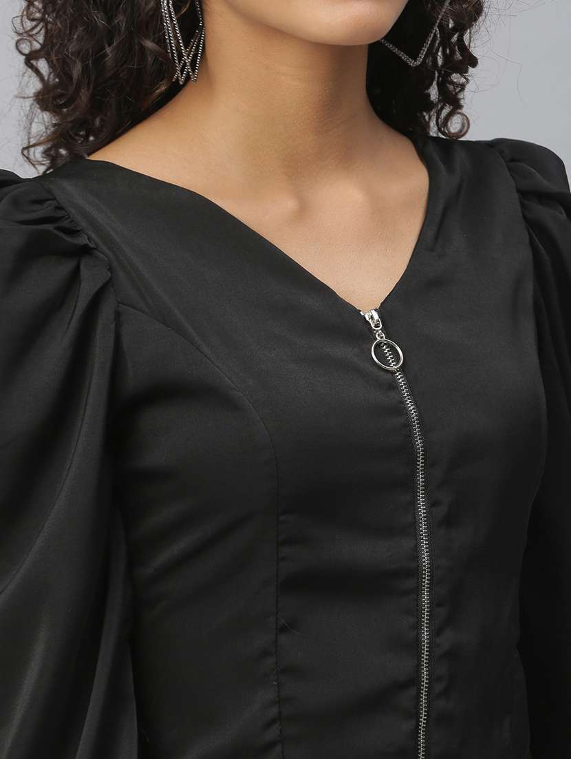 women's crop v neck top - 18392035 -  Standard Image - 4