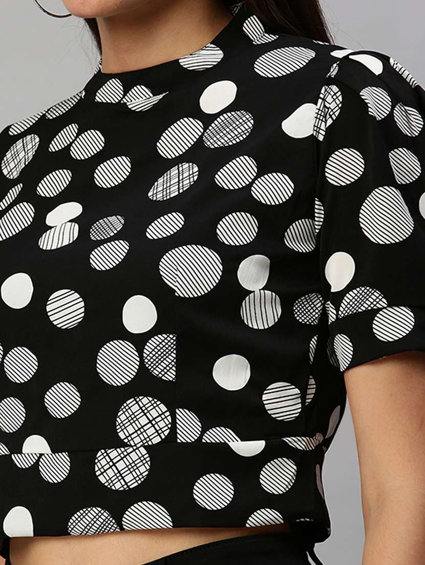 women's crop high neck top - 18392051 -  Standard Image - 4