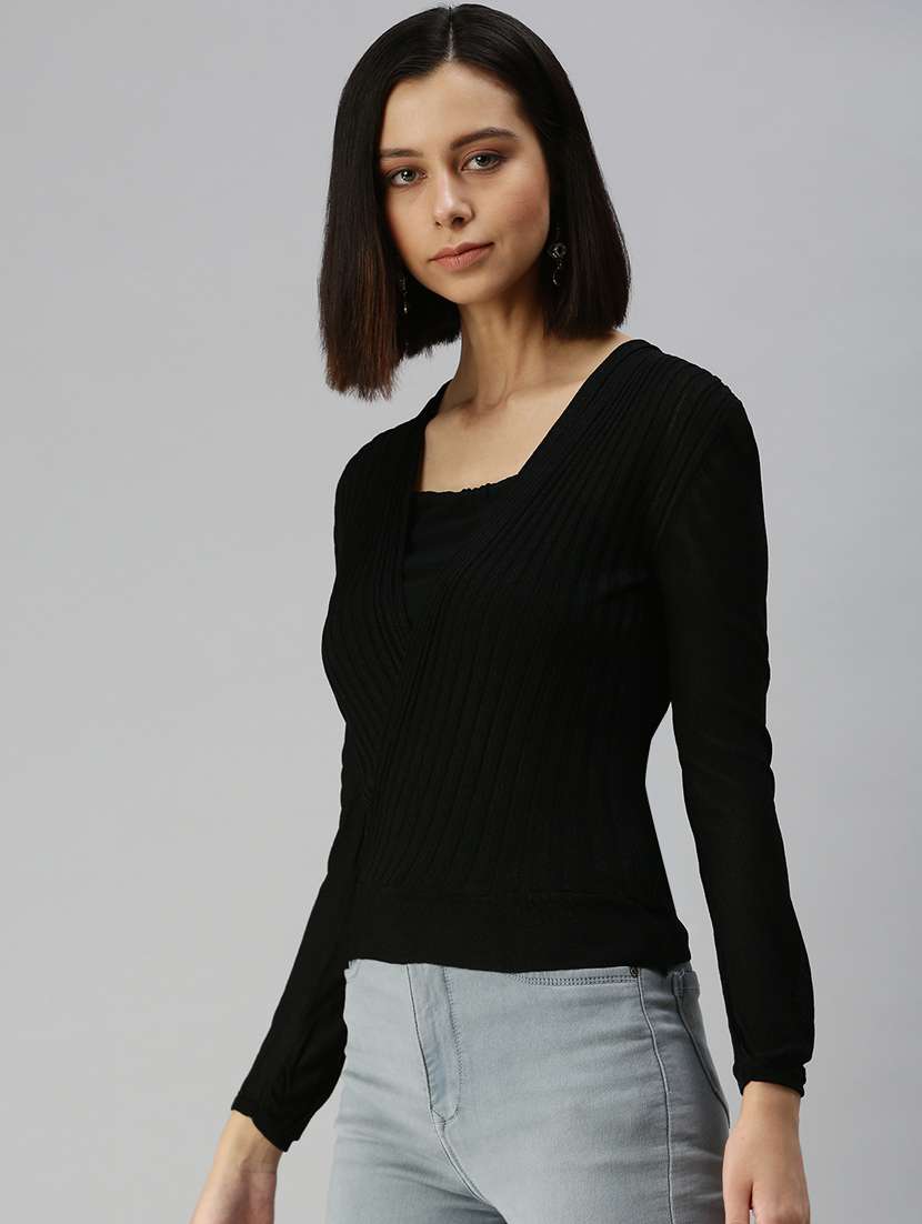 women's straight square neck top - 18392061 -  Standard Image - 1
