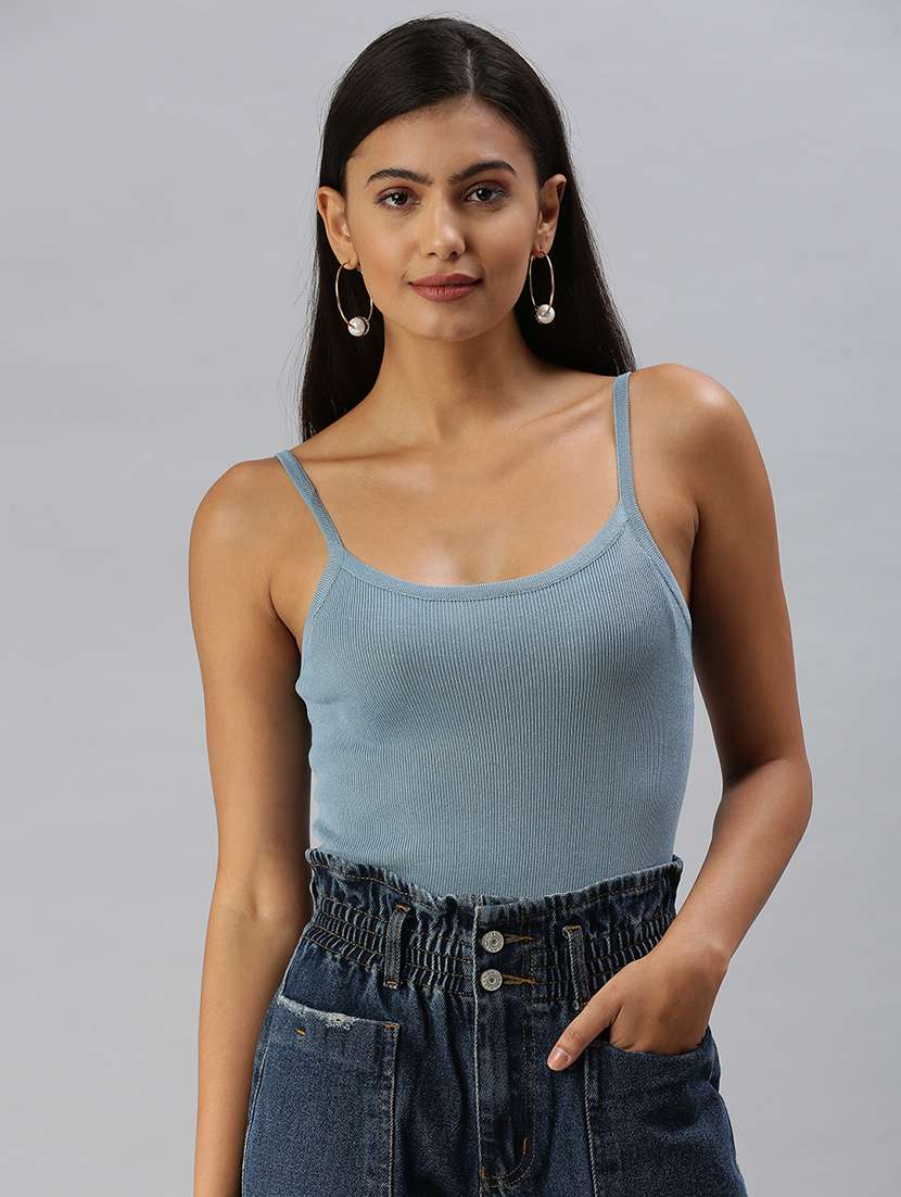 women's regular solid top
