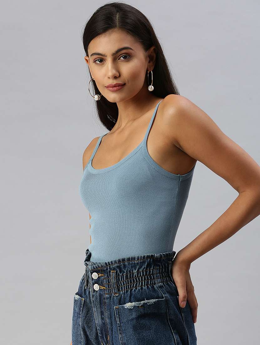 women's regular solid top - 18392202 -  Standard Image - 1