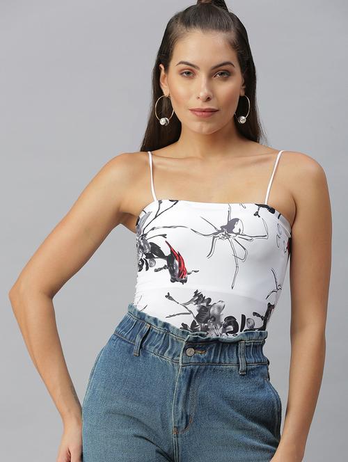 women's straight shoulder strap top - 18392204 - Standard Image - 0