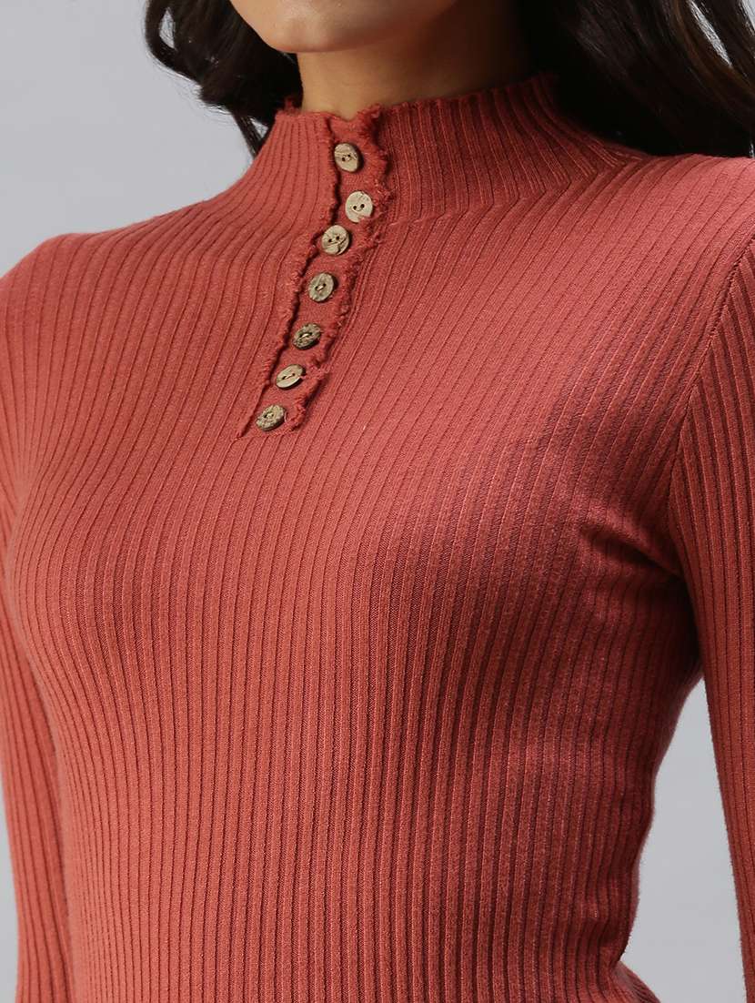 women's straight high neck top - 18392245 -  Standard Image - 4