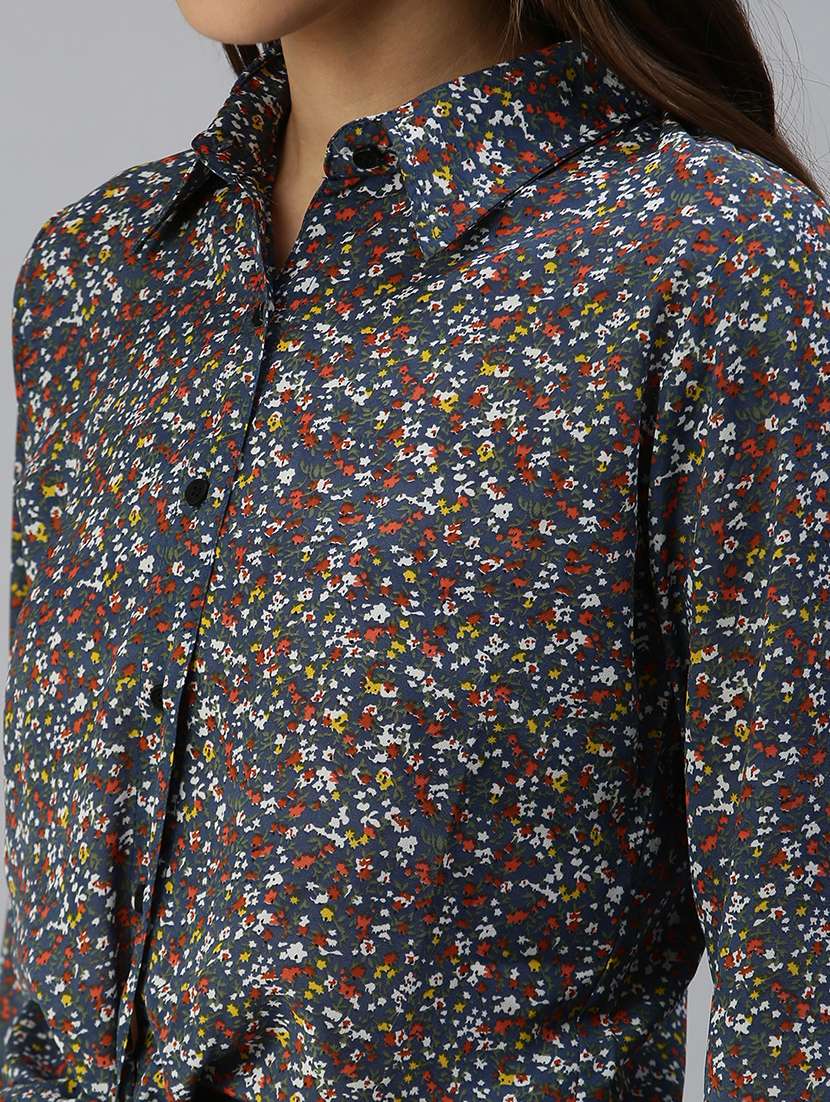 women's crop collared top - 18392306 -  Standard Image - 4