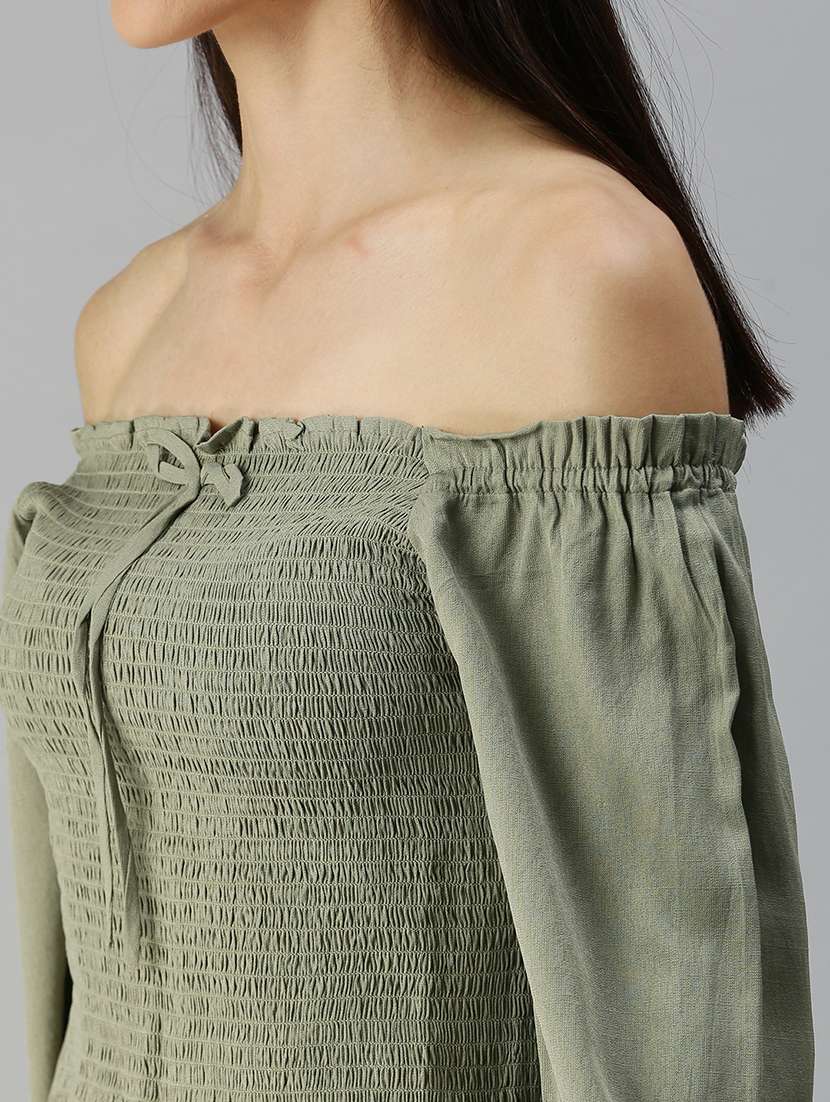 women's crop off shoulder top - 18392312 -  Standard Image - 4