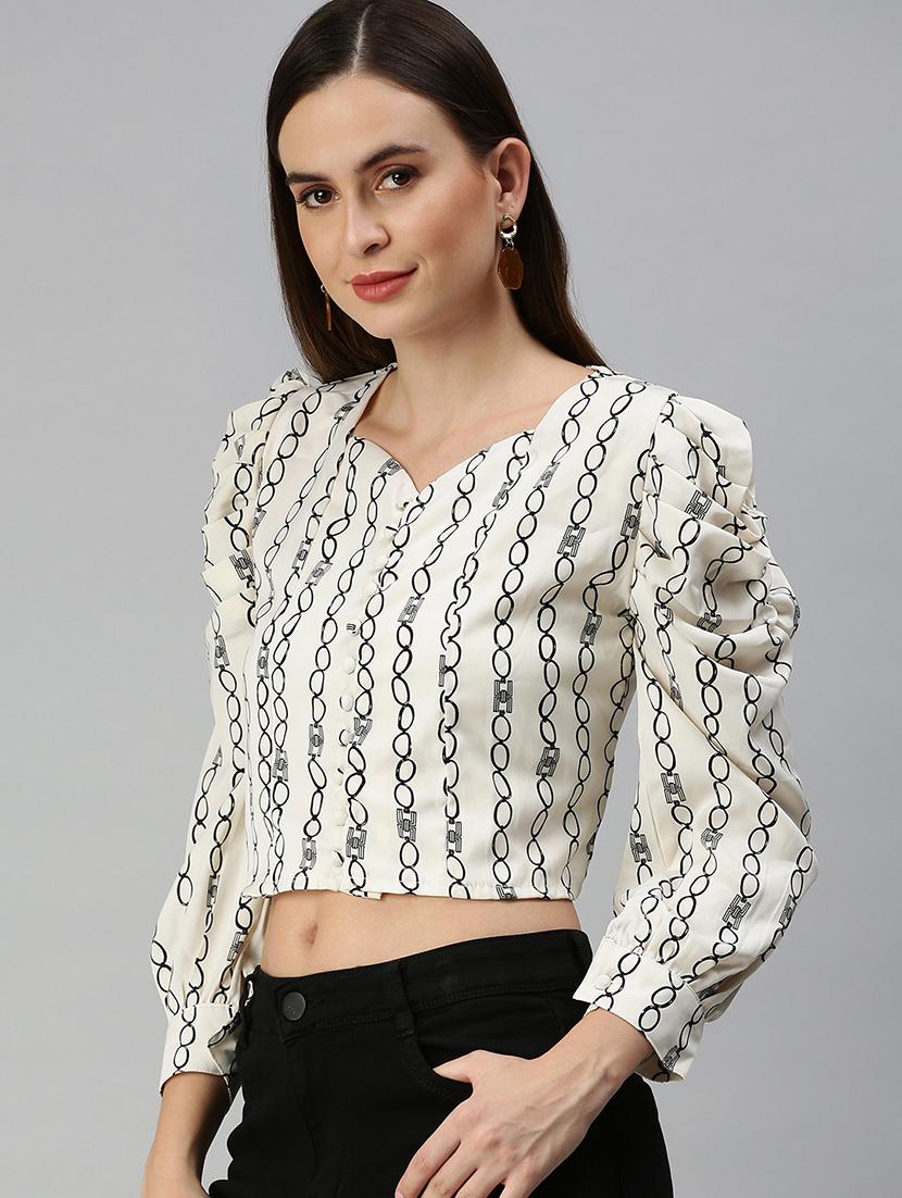 women's blouson sweetheart neck top - 18392355 - Standard Image - 1