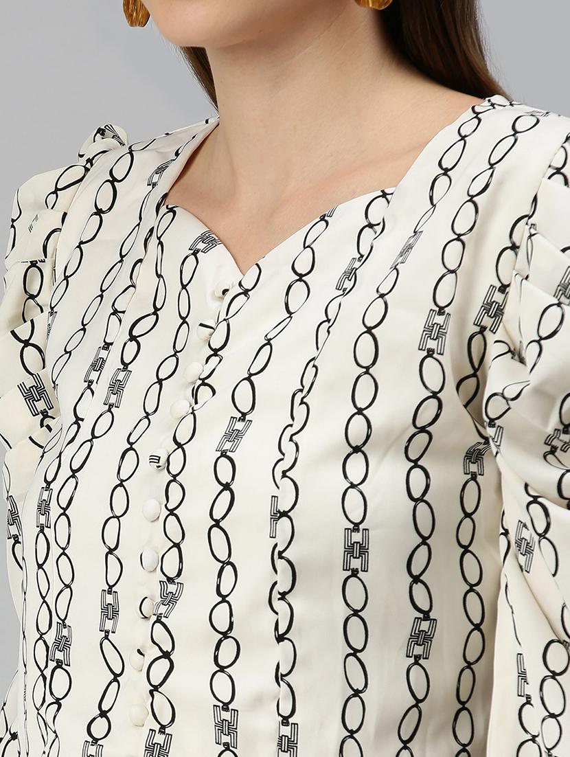 women's blouson sweetheart neck top - 18392355 - Standard Image - 4