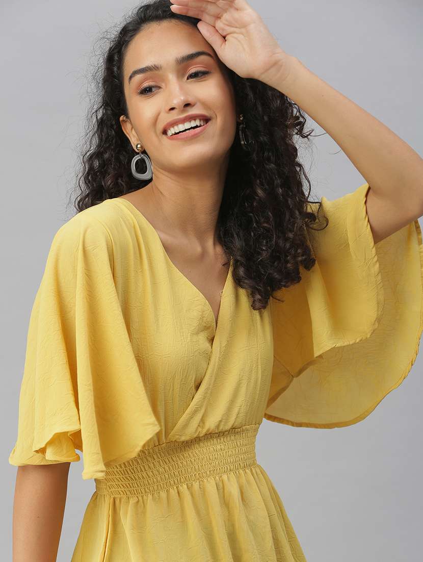 women's peplum v neck top - 18392372 -  Standard Image - 4