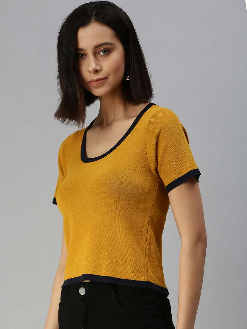 women's straight scoop neck top - 18392642 -  Standard Image - 1