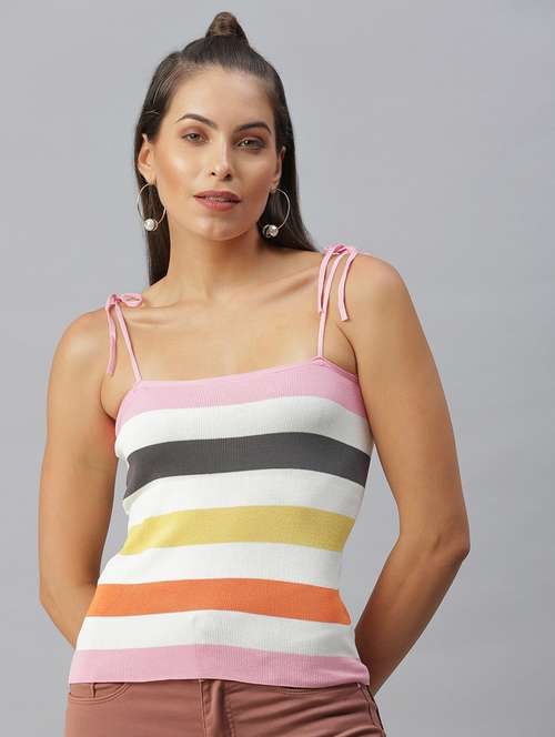 women's straight shoulder strap top - 18392668 -  Standard Image - 0