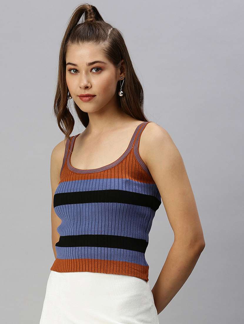 women's straight shoulder strap top - 18392670 -  Standard Image - 1