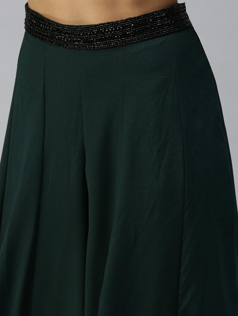 embellished top with palazzo set - 18392696 - Standard Image - 6