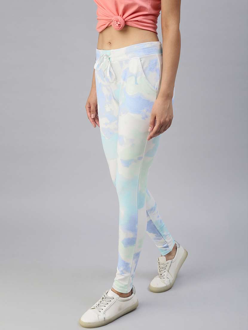 multi colored printed track pant - 18392935 -  Standard Image - 1