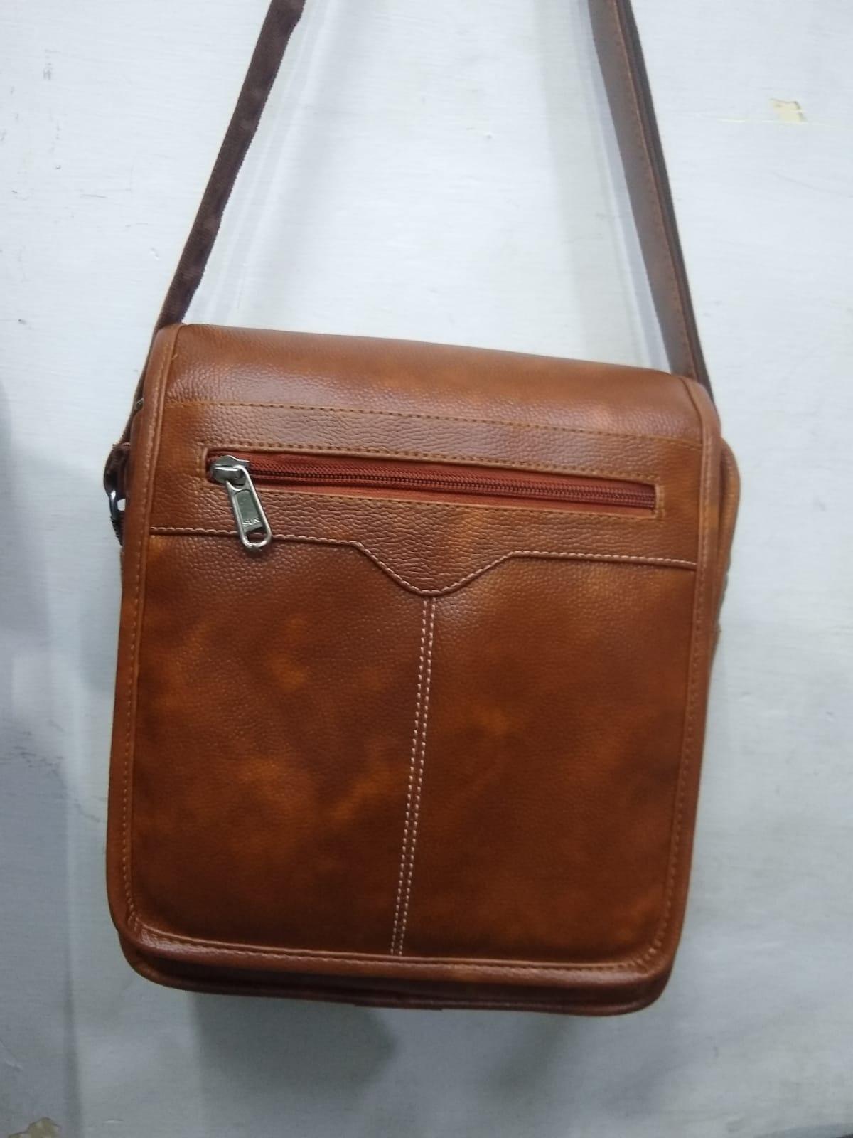 leather good quality sling bag - 18392949 - Standard Image - 1