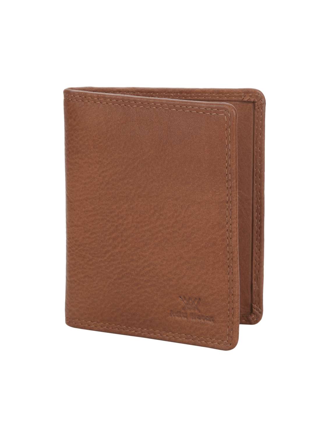 brown solid card holder