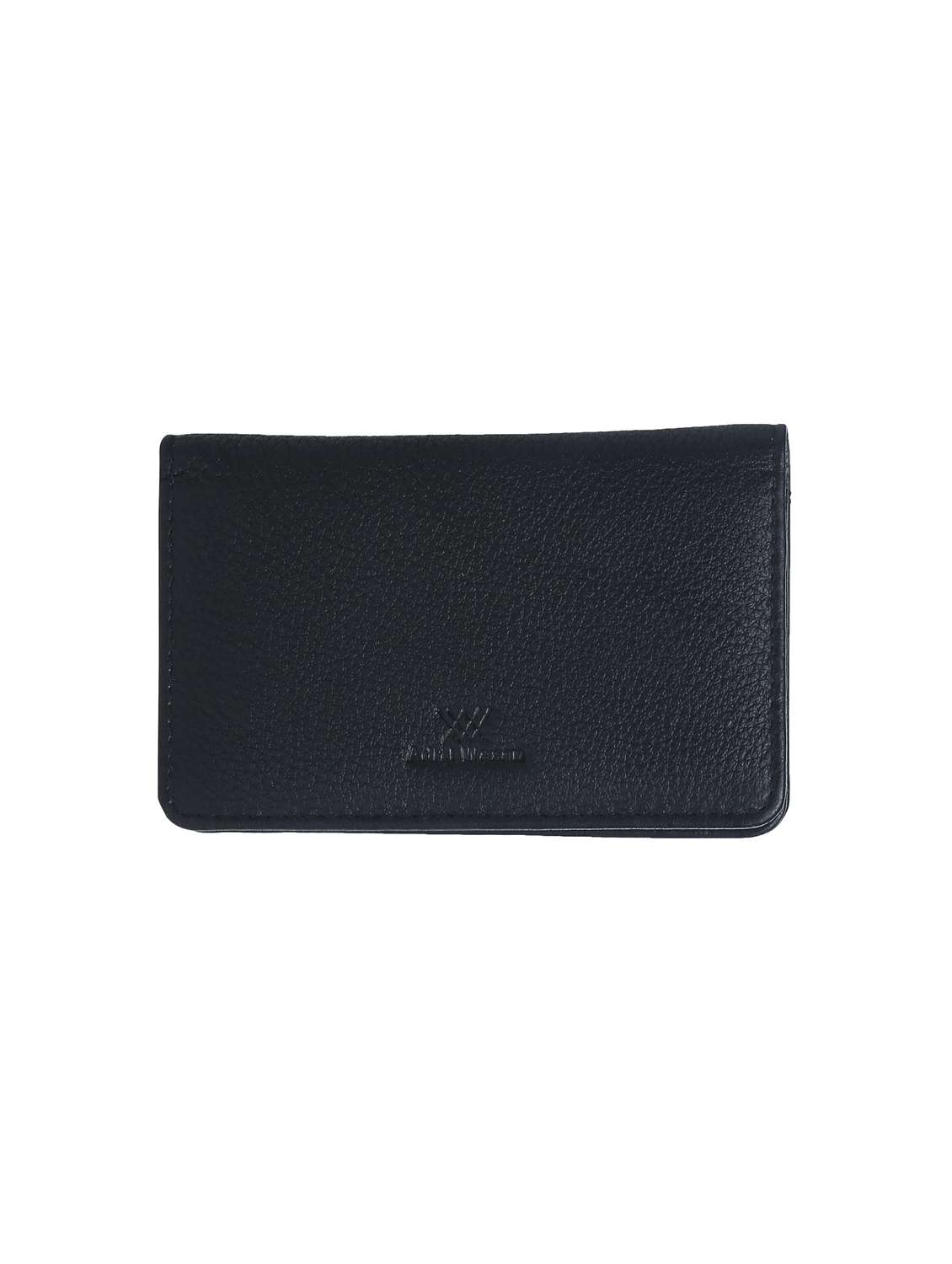 black solid card holder