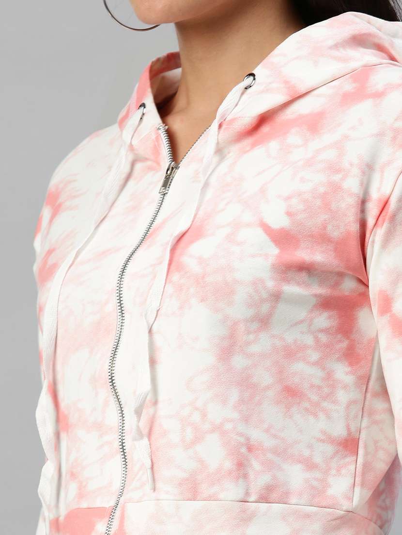 women tie & dye hooded sweatshirt - 18392971 -  Standard Image - 4