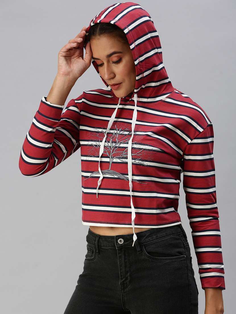 women's striped sweatshirt - 18392976 -  Standard Image - 1