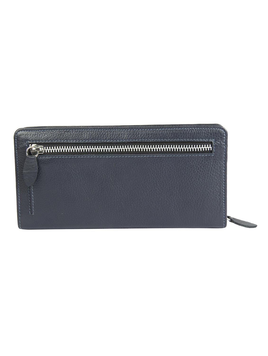 blue solid wallet - 18393000 -  Standard Image - 1