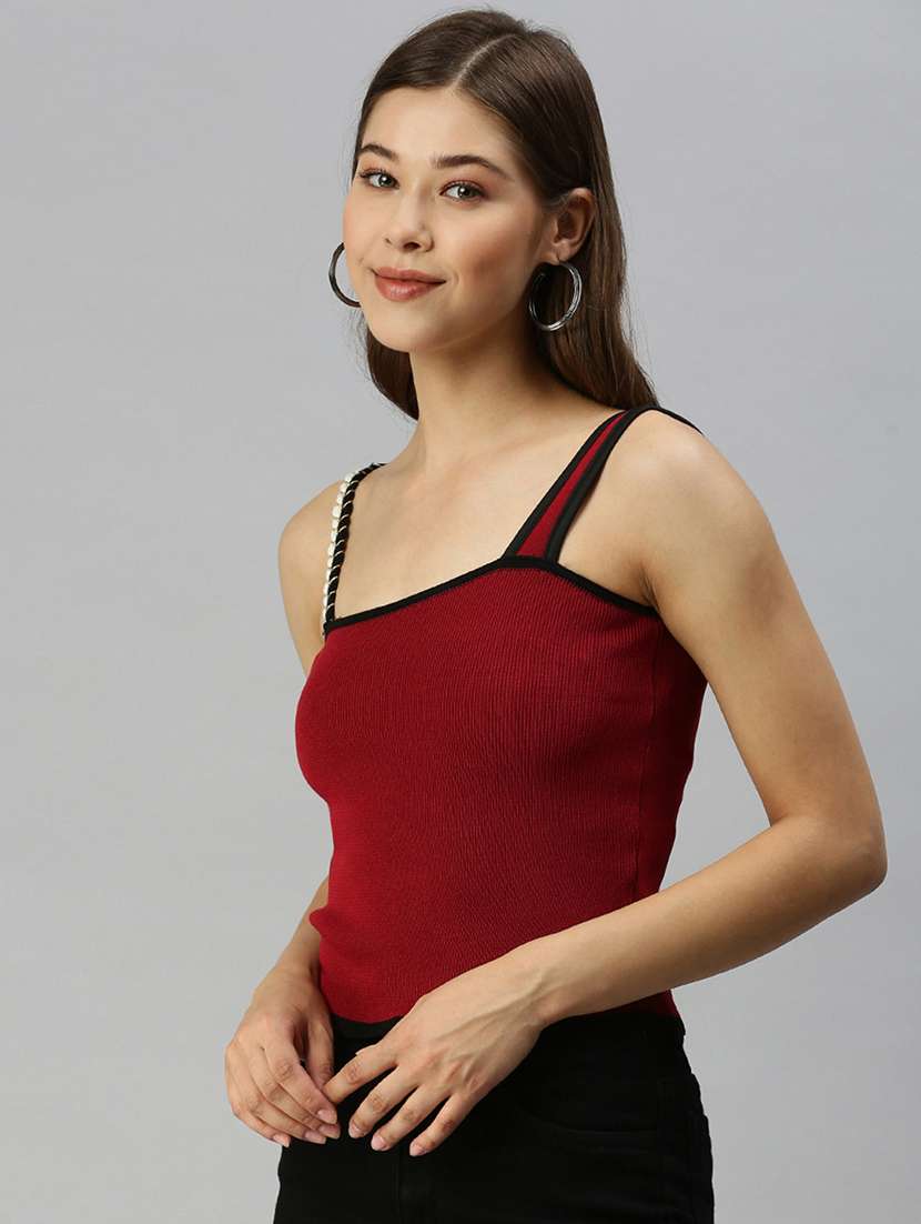 cami neck solid regular top  - 18393029 -  Standard Image - 1
