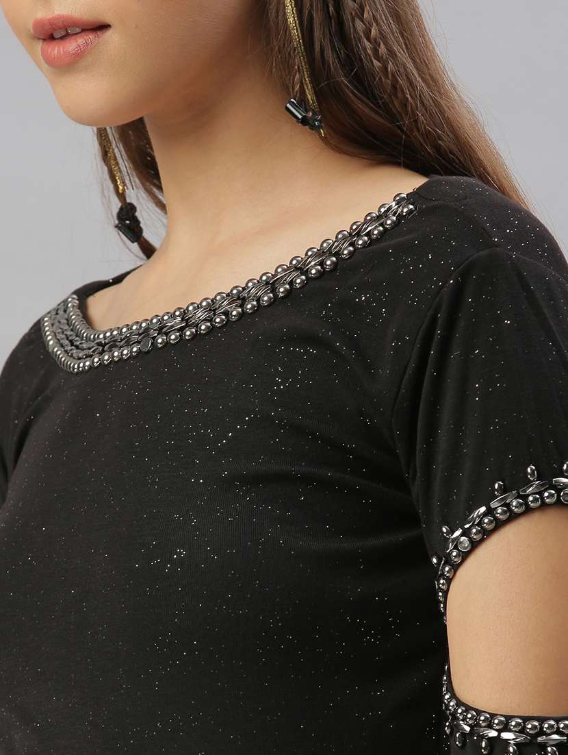 boat neck solid regular top  - 18393069 -  Standard Image - 4