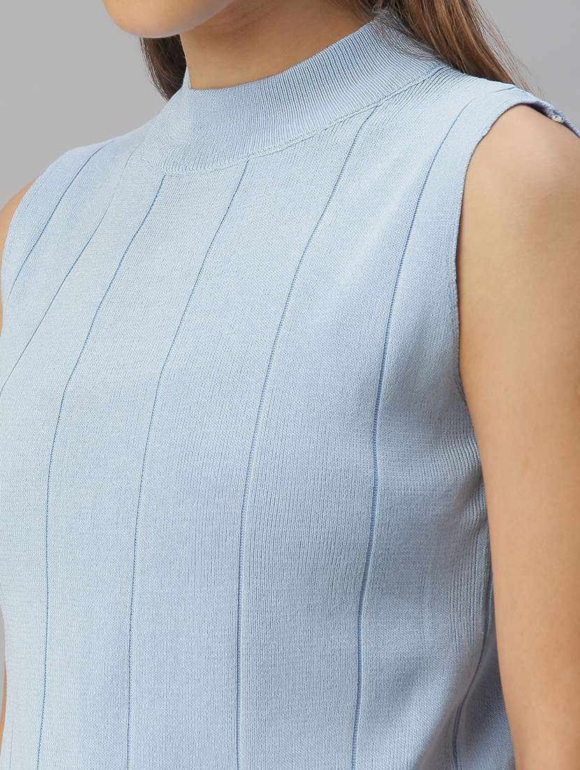 sleeveless solid regular top - 18393084 -  Standard Image - 4