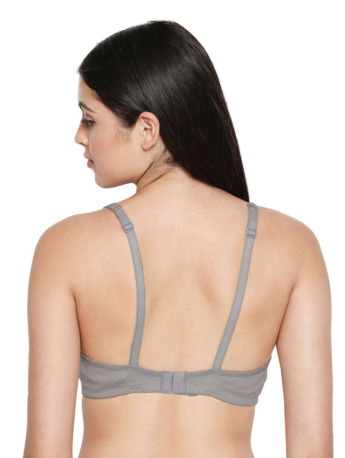 grey solid t-shirt bra - 18393128 -  Standard Image - 1