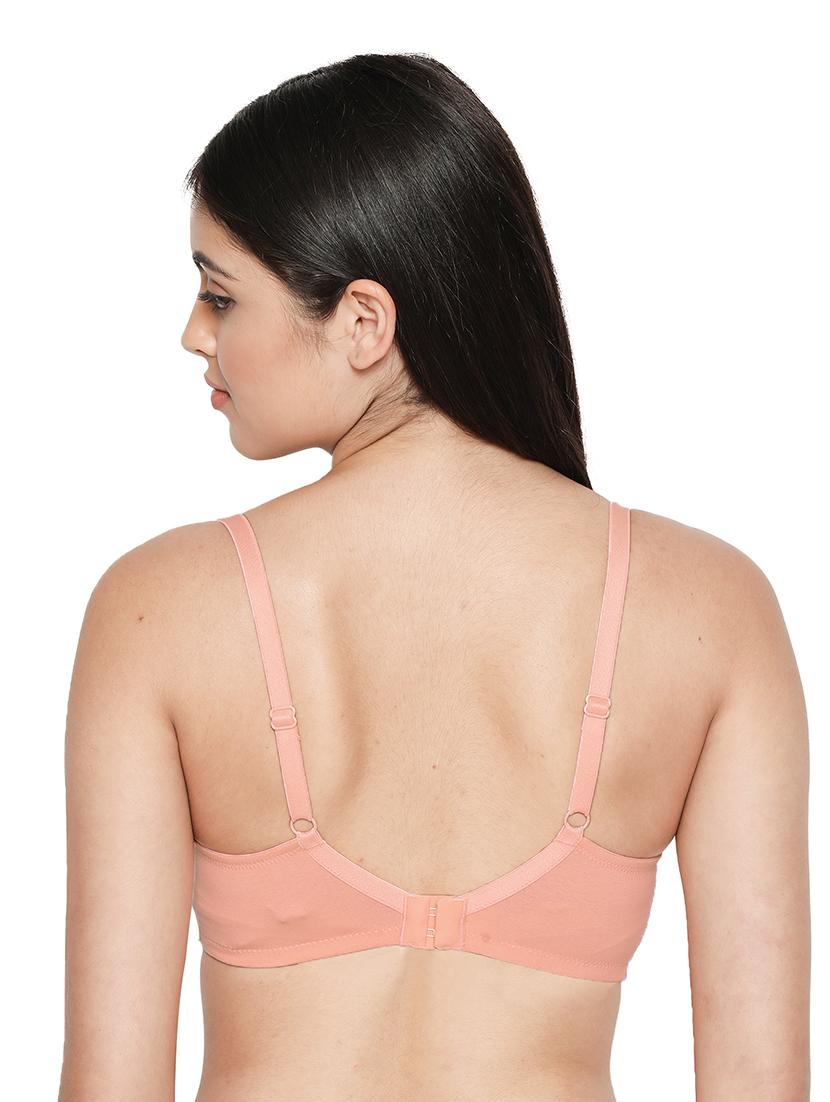 orange solid plunge bra - 18393144 - Standard Image - 1