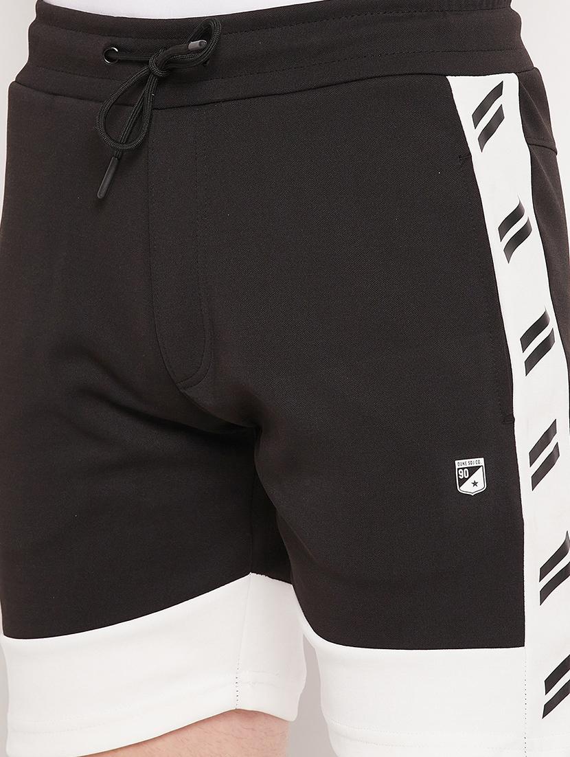 black color-blocked short - 18393178 - Standard Image - 4