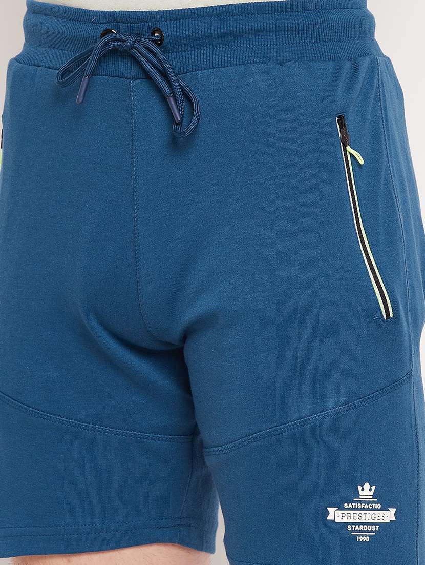 blue solid short - 18393180 -  Standard Image - 4