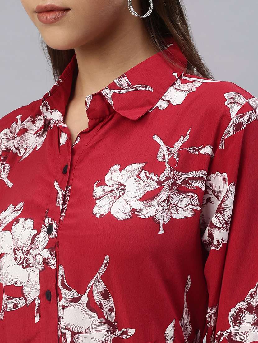 women's shirt floral dress - 18393318 -  Standard Image - 4