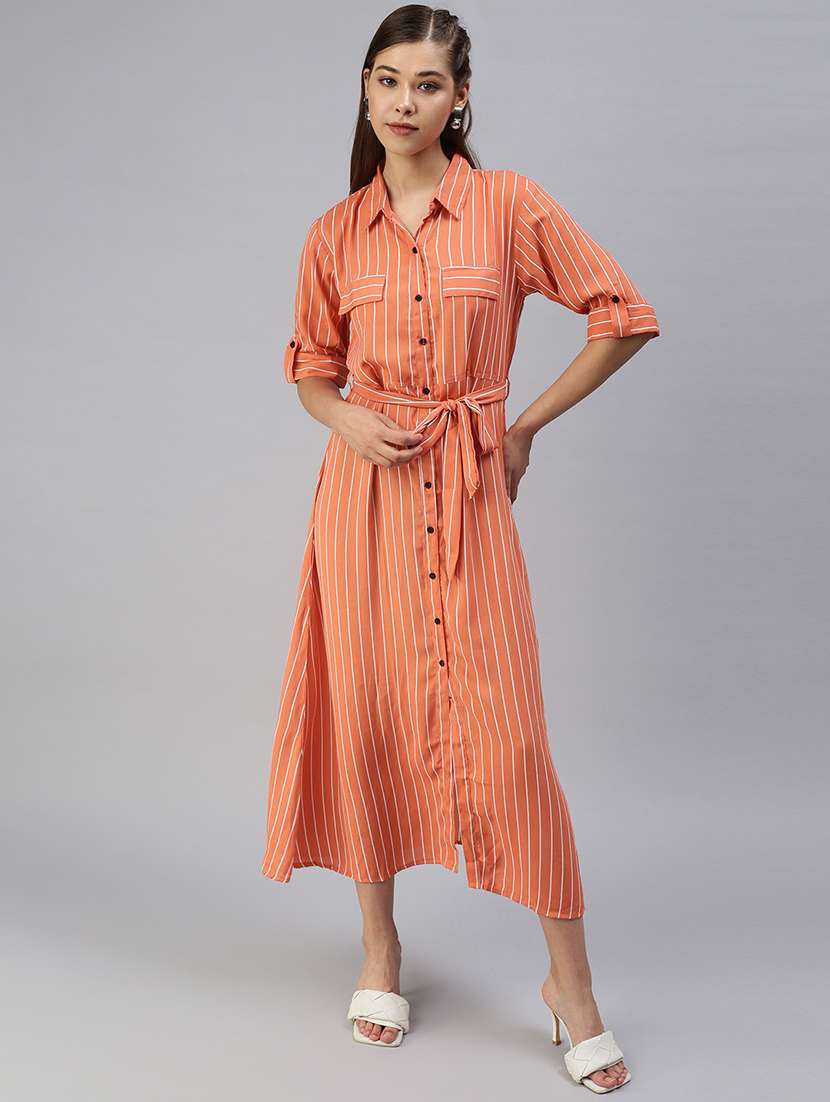 women's shirt striped dress